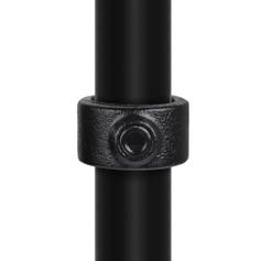Buiskoppeling Borgring - zwart-E / 48,3 mm